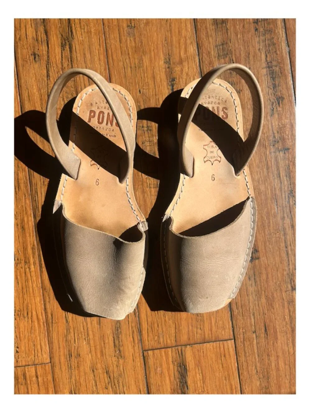 Pons Classic Style Women Avarca Sandals Size 6